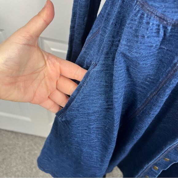 Free People Blue Long Sleeve Dress - Picture 6 of 11